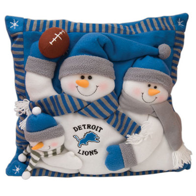 SC Sports NFL 18" Snowman Family Pillow