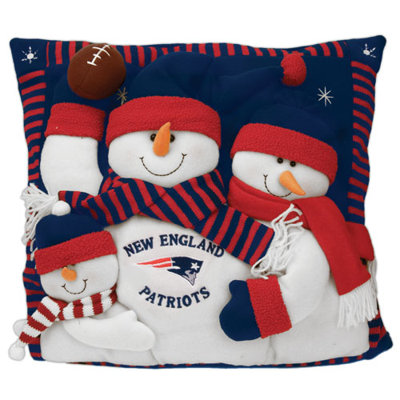 SC Sports NFL 18" Snowman Family Pillow