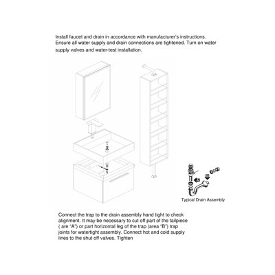 Madeli Arezzo 20" Wall Mounted Bathroom Vanity Set in Walnut