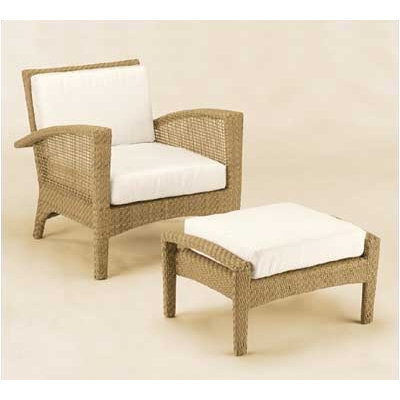 Woodard Trinidad Ottoman with Cushion