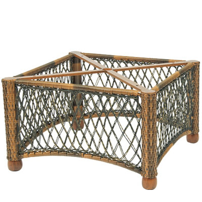 Woodard Belmar Chat Dining Table with Augustin Top
