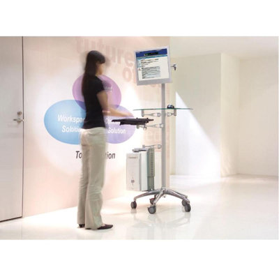 Cotytech Adjustable Ergonomic Mobile Computer Workstation