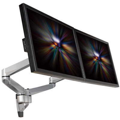 Cotytech Dual Monitor Wall Mount Spring Arm Quick Release