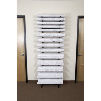 Brookside Design Vis-I-Rack with (5) 8" Bins, (4) 6" Bins and (4) 4" Bins
