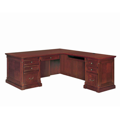 Absolute Office Birmingham L-Shaped Executive Desk with Return