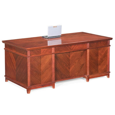 Absolute Office Cambridge Executive Desk with Built-In Center Drawe