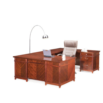 Absolute Office Cambridge U-Shaped Executive Desk with Return