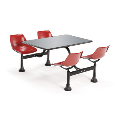OFM Group/Cluster Table and Chairs Picnic Table with Stainless Steel Top