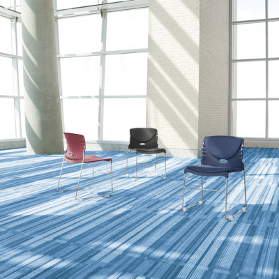 OFM Anti-Microbial/Anti-Bacterial Vinyl Seat and Back Stack Chair