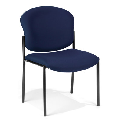 OFM Anti-bacterial / Anti-microbial Vinyl Armless Stacking Chair