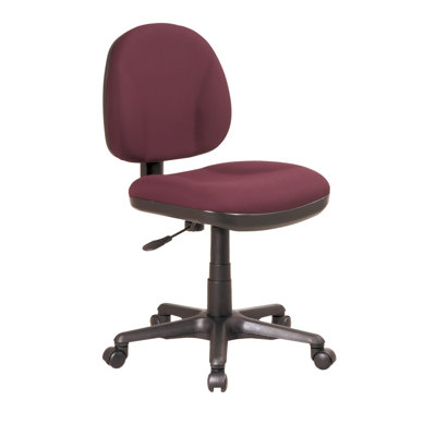 Office Star Products Sculptured Low-Back Task Chair without Arms
