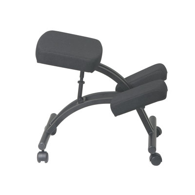 Office Star Products Ergonomic Knee Chair with Dual Wheel Casters