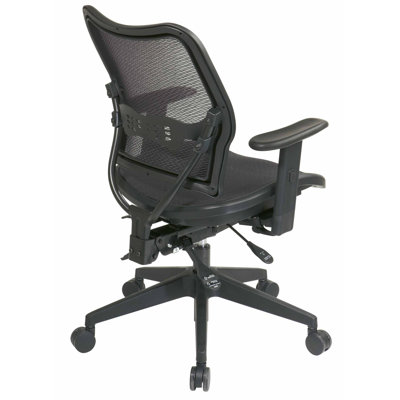 Office Star Products AirGrid Seat and Back Space Seating Deluxe Office Chair