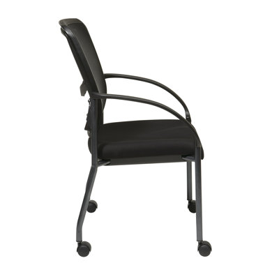 Office Star Products ProGrid Back Visitors Chair with Casters