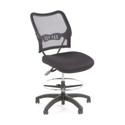 Office Star Products Air Grid Back and Mesh Seat Space Deluxe Ergonomic Drafting Chair