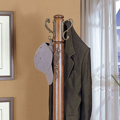 Powell Furniture Woodbury Mahogany Coat Rack