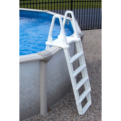 Swim Time Belize 24' Round Above Ground Pool Package in Highland Gray