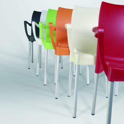 Compamia Dolce Stacking Dining Arm Chair