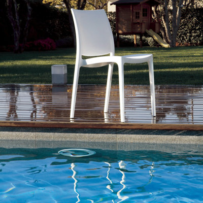 Compamia La Plaza Maya Stacking Dining Side Chair