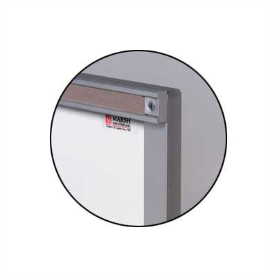 Marsh 1" Map Rail Markerboards 2' x 3'