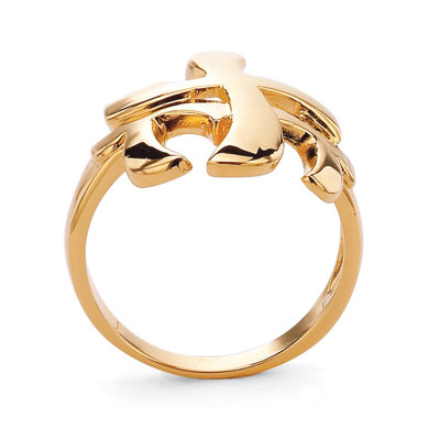 Palm Beach Jewelry Triple Cross Ring