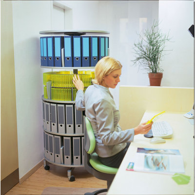 Empire Office Solutions Deluxe 6-Tier Rotary Binder Storage Carousel
