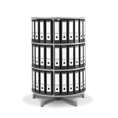 Empire Office Solutions Spin-N-File 3-Tier Rotary Binder Storage Carousel