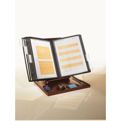 Empire Office Solutions Stack and Style Wood Desktop Document Quick Reference Page System