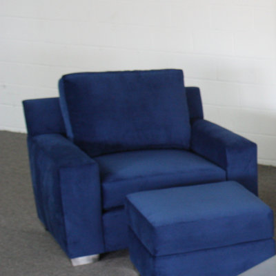 Huntington Industries Benno Chair and Ottoman