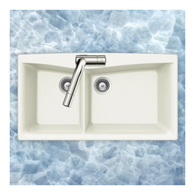 Arco Series Dual Mount 70/30 Double Bowl Sink