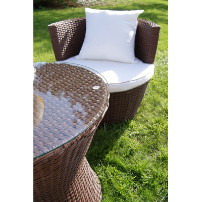 Deeco Geo-Vase Stacking 5 Piece Lounge Seating Group with Cushions