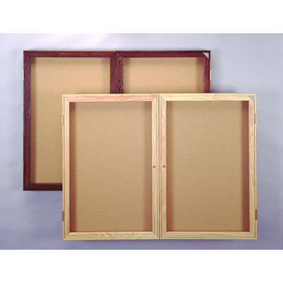 Ghent Enclosed Tackable Fabric Board (2 door)