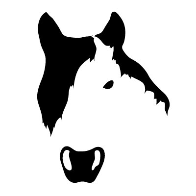 Avalisa Animal Face - Horse Stretched Wall Art