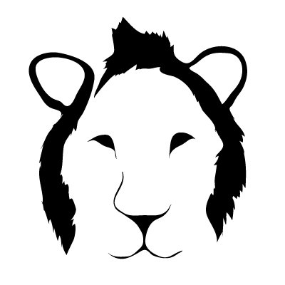 Avalisa Animal Face - Lion Stretched Wall Art