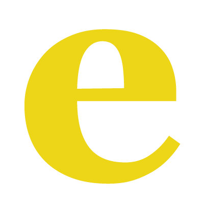 Avalisa Letter - Lower Case 'e' Stretched Wall Art