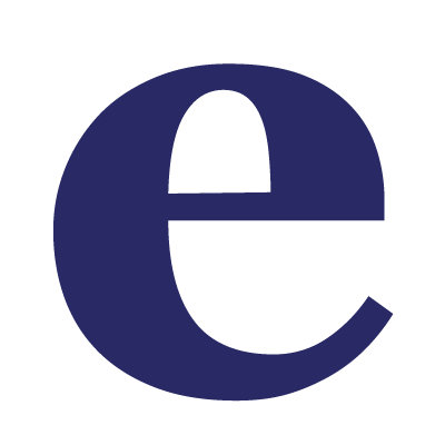 Avalisa Letter - Lower Case 'e' Stretched Wall Art