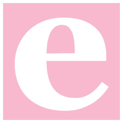 Avalisa Letter - Lower Case 'e' Stretched Wall Art