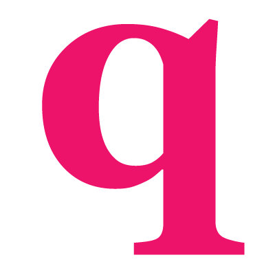 Avalisa Letter - Lower Case 'q' Stretched Wall Art