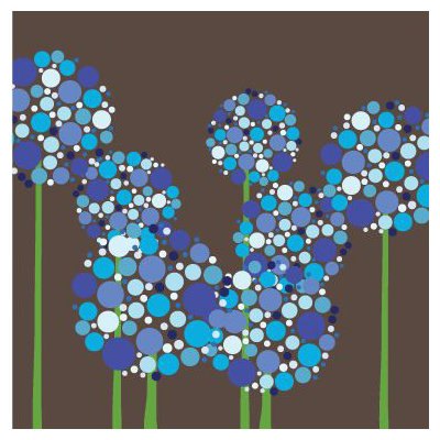Avalisa Imagination - Allium Stretched Wall Art
