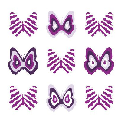 Avalisa Imagination - Butterfly Group 1 Stretched Wall Art