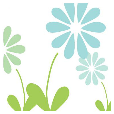 Avalisa Imagination - Simple Floral Stretched Wall Art