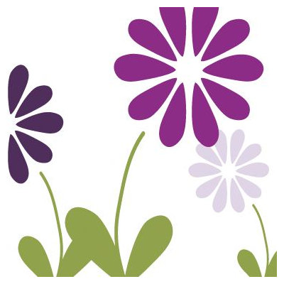 Avalisa Imagination - Simple Floral Stretched Wall Art