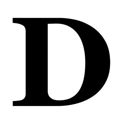Avalisa Letter - Upper Case 'D' Stretched Wall Art