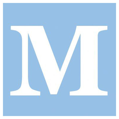 Avalisa Letter - Upper Case 'M' Stretched Wall Art