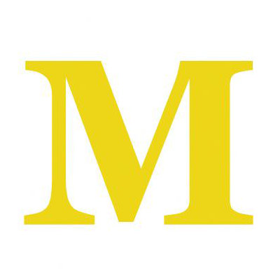 Avalisa Letter - Upper Case 'M' Stretched Wall Art