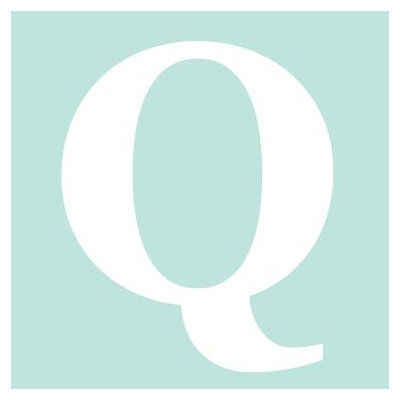 Avalisa Letter - Upper Case 'Q' Stretched Wall Art