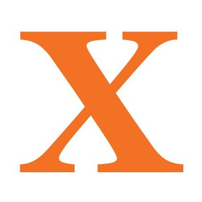 Avalisa Letter - Upper Case 'X' Stretched Wall Art