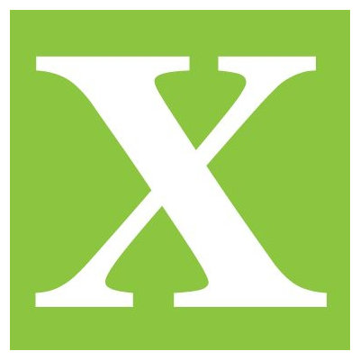 Avalisa Letter - Upper Case 'X' Stretched Wall Art