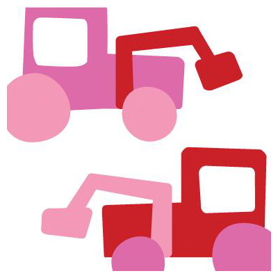 Avalisa Things That Go - Tractors Stretched Wall Art