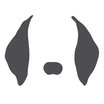 Avalisa Animal Face - Floppy Ears Stretched Wall Art